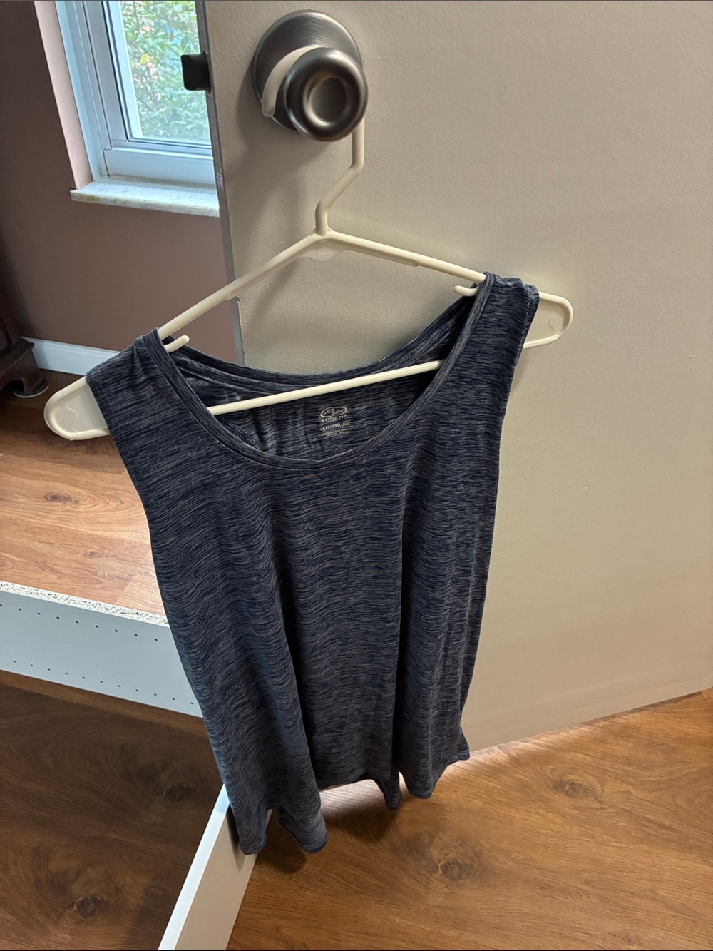 Women's Heathered Navy Tank Top